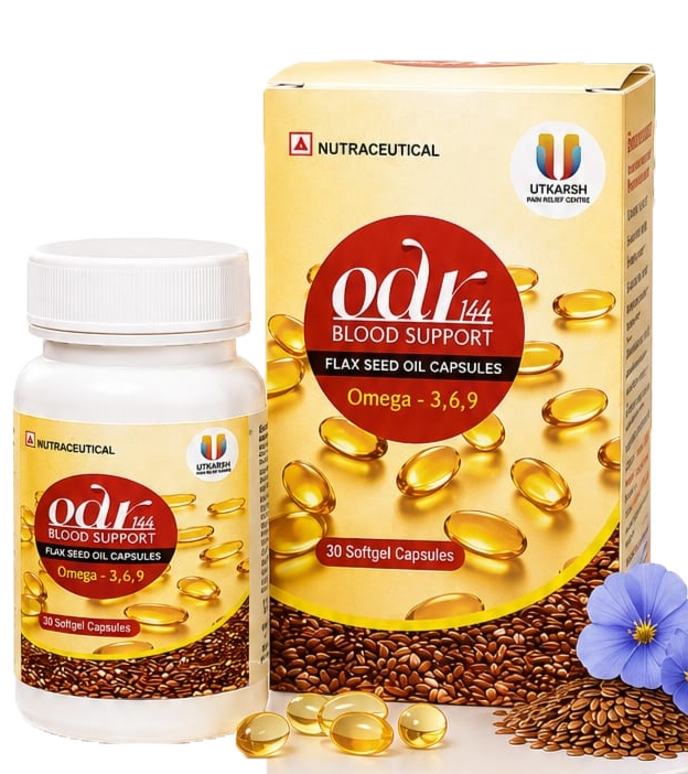 ODR 144 Blood Support Flax Seed Oil Capsules